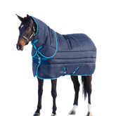 Horseware - Couverture de box Amigo Insulator Plus Super Heavy avec couvre-cou marine/ bleu électrique 550g | - Ohlala