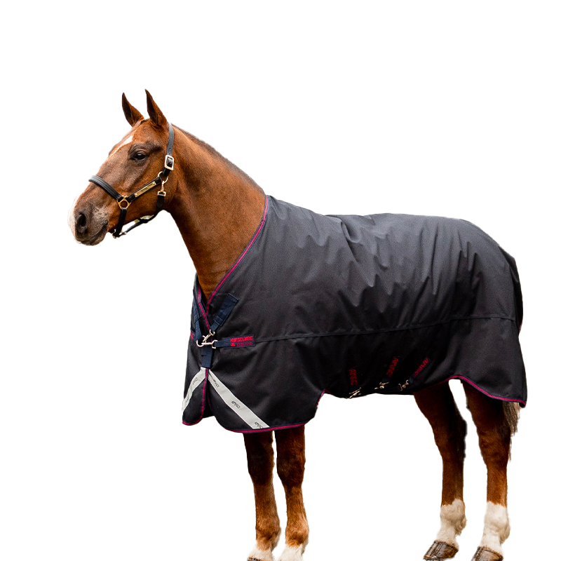 Horseware - Couverture d'extérieur Amigo Bravo 12 XL marine/ rouge 0g | - Ohlala