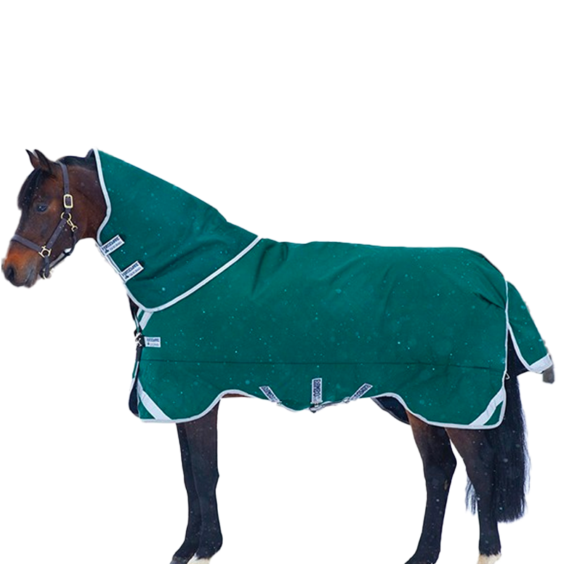 Horseware - Couverture d'extérieur Rambo Original Legs Arches vert/ argent 0g | - Ohlala