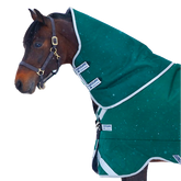 Horseware - Couvre-cou couverture Rambo Original vert/ argent 0g | - Ohlala