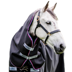 Horseware - Nekafdekker voor Rambo Supreme deken marine/ bordeaux/ blauw 0g | - Ohlala