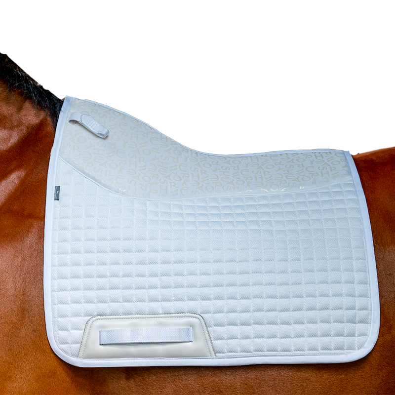 Horseware - Tapis de dressage Tech Comfort blanc | - Ohlala