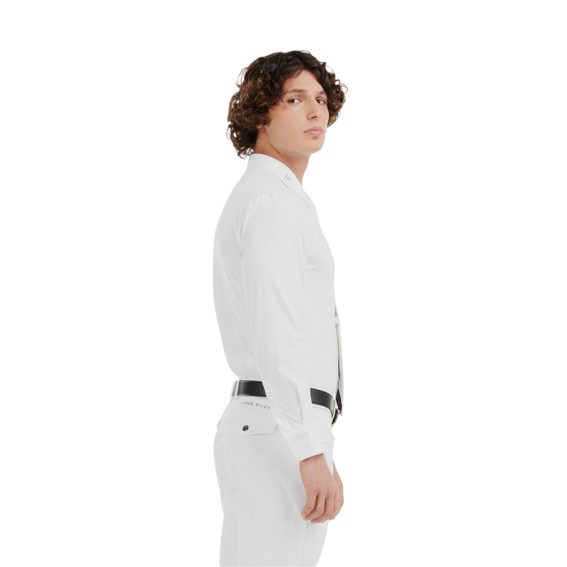 Chemise De Concours Manches Longues Aerolight Homme Blanc Horse Pilot Chemise De Concours Manches Longues Aerolight Homme Blanc Horse Pilot