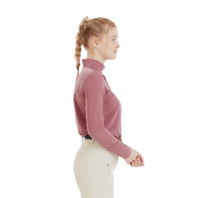 Horse Pilot - T-shirt femme manches longues Sunrise dark pink | - Ohlala