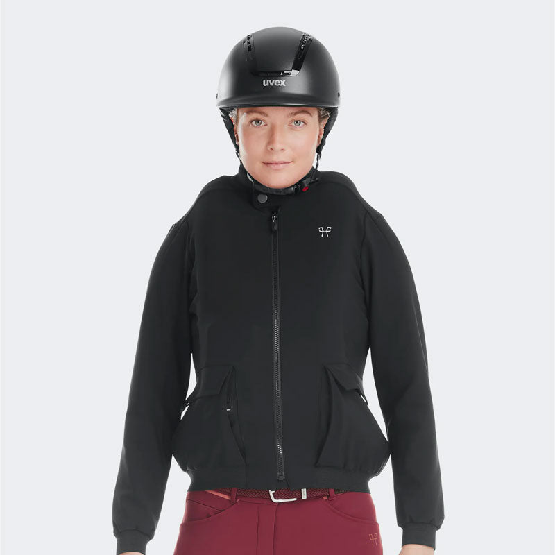 Veste teddy noir discount femme