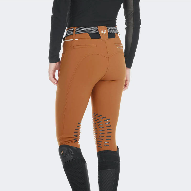 Horse Pilot - Pantalon d'équitation femme X-Design gold brown | - Ohlala