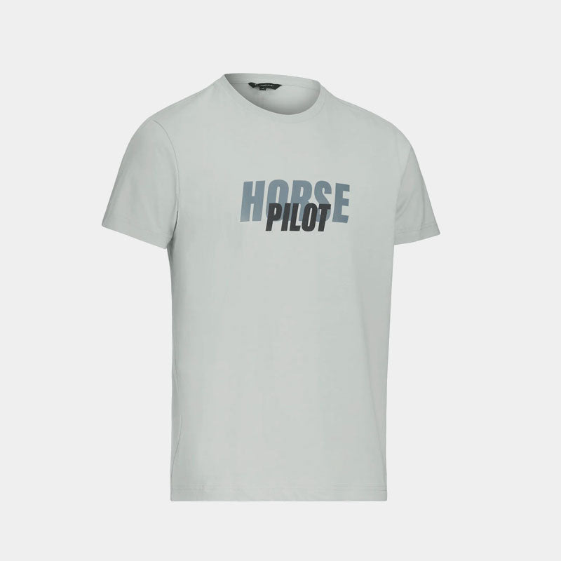 Horse Pilot - T-shirt manches courtes homme Team shirt light grey | - Ohlala
