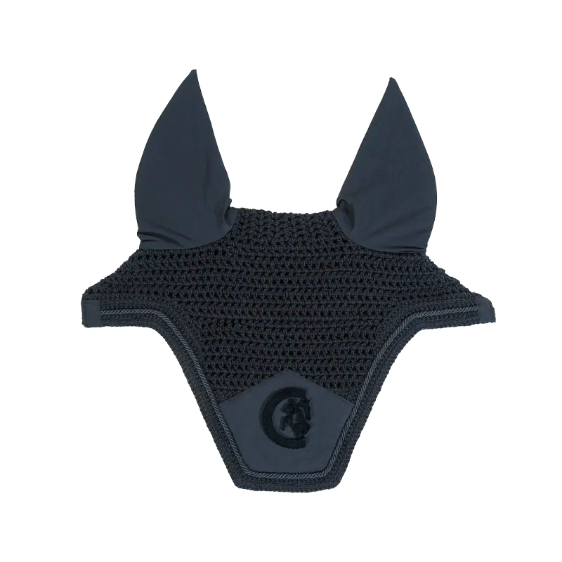 Kentucky Horsewear - Bonnet pour chevaux Wellington 3D logo anti-bruits noir | - Ohlala