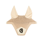 Kentucky Horsewear - Paardenkapje Wellington 3D logo geluidsdempend beige | - Ohlala