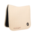 Kentucky Horsewear - Dressuurpad 3D logo beige | - Ohlala
