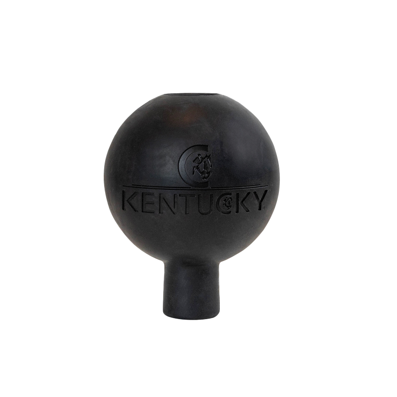 Kentucky Horsewear - Balle de protection d'attache caoutchouc noir | - Ohlala