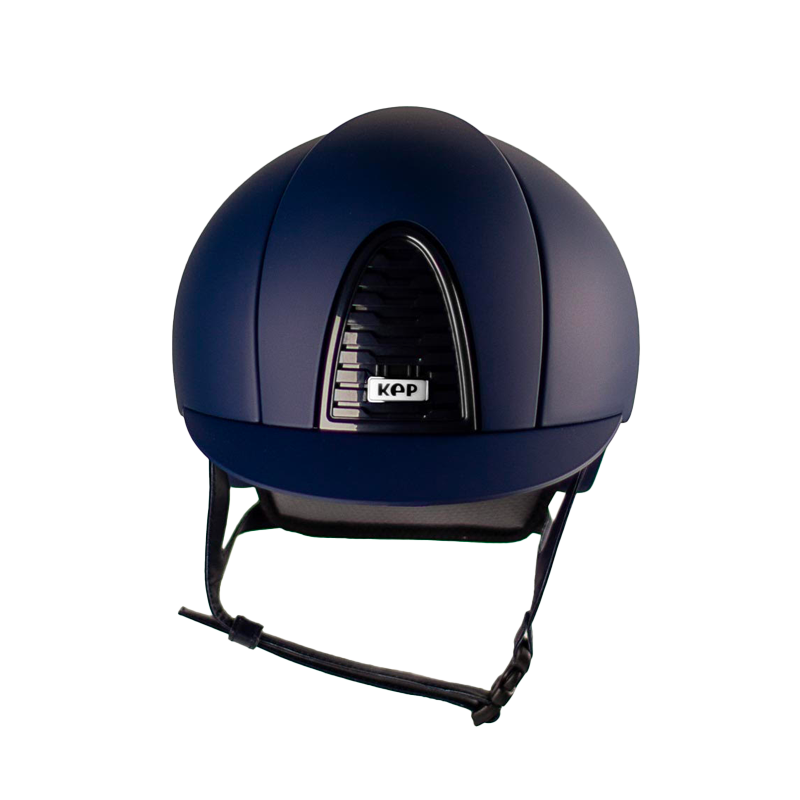 KEP - Casque d'équitation Cromo 2.0 Matt blue visiere standard | - Ohlala