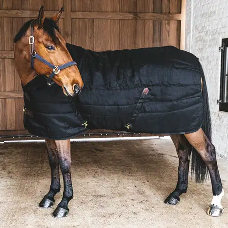 Kentucky Horsewear - Couverture d'écurie Classic noir 200g | - Ohlala
