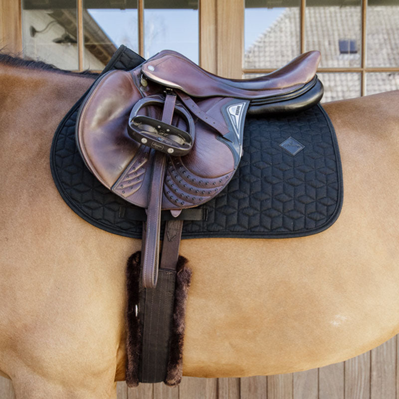 Kentucky Horsewear - Sangle mouton marron/ marron | - Ohlala