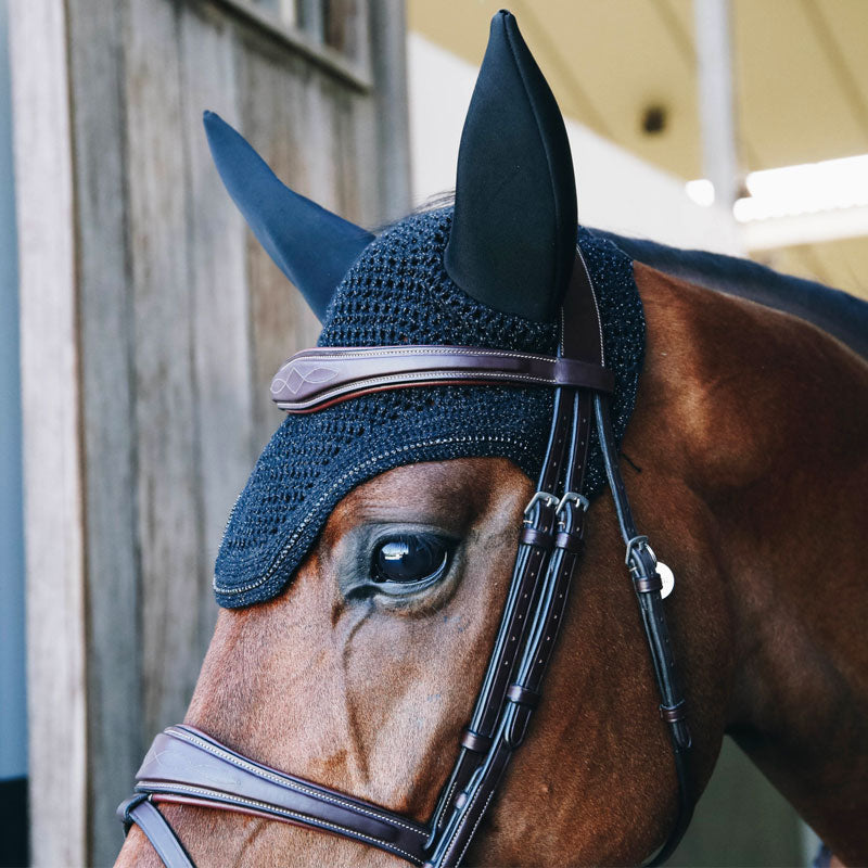 Kentucky Horsewear - Bonnet Wellington Sparkling Anti-bruits noir | - Ohlala