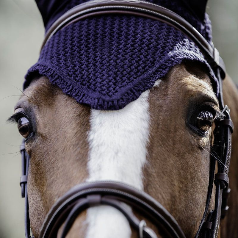 Kentucky Horsewear - Bonnet anti-mouches marine foncé | - Ohlala