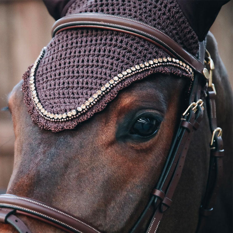 Kentucky Horsewear - Bonnet long Stone & Pearl marron | - Ohlala