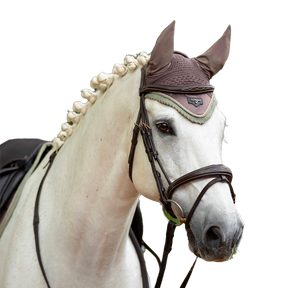 Lemieux - Bonnet pour chevaux anti-mouches Loire walnut | - Ohlala
