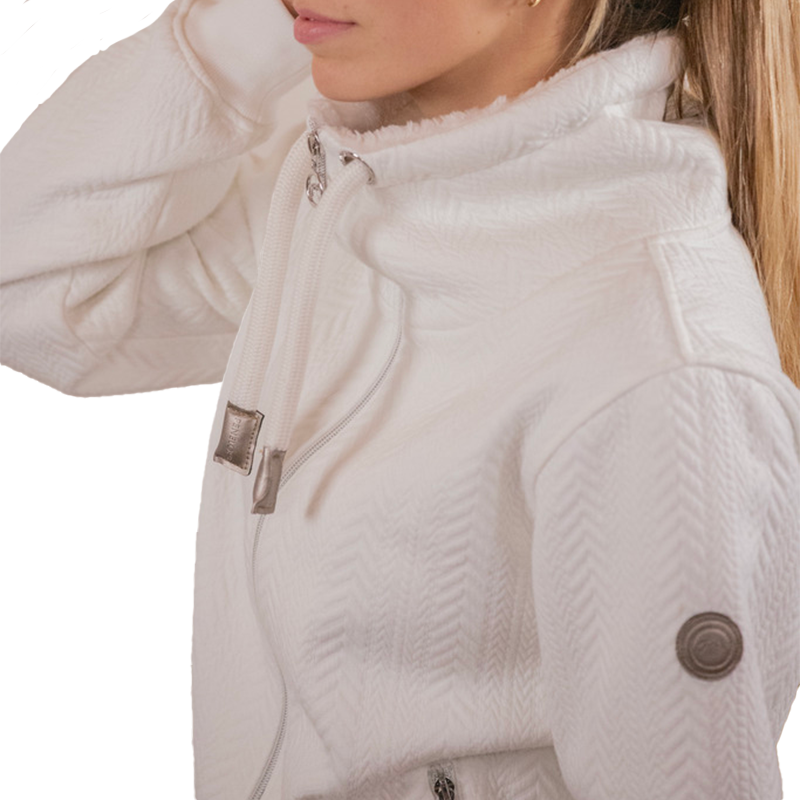 Pénélope Store - Sweatshirt à capuche manches longues junior Laponia écru | - Ohlala