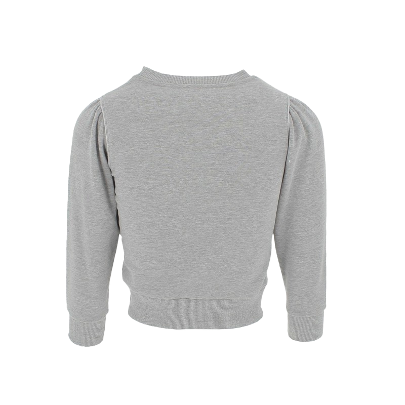 Pénélope Store - Sweat manches longues enfant Cassou gris chiné | - Ohlala