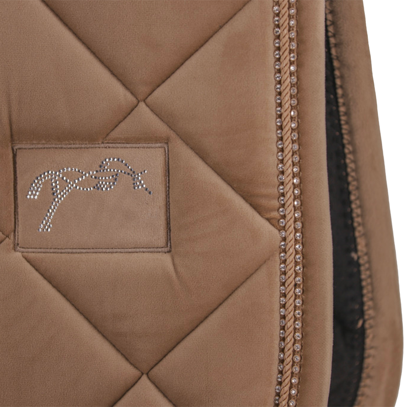 Pénélope Store - Tapis de selle New Strass camel | - Ohlala