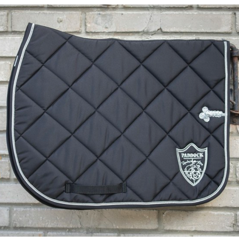 Paddock Sport - Tapis de dressage prems écusson noir | - Ohlala