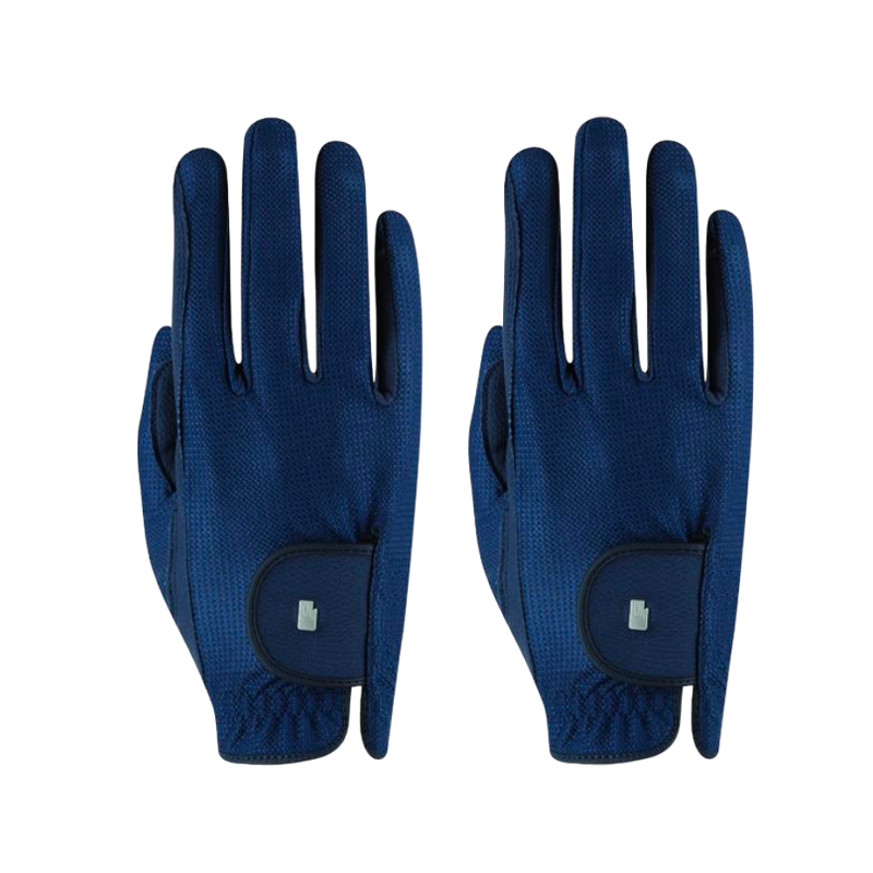 Roeckl - Gants d'équitation Grip Lite marine | - Ohlala