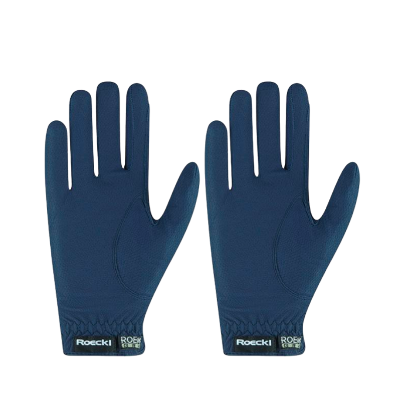 Roeckl - Gants d'équitation junior Grip marine | - Ohlala