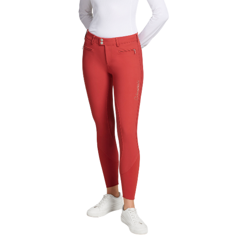 Samshield - Pantalon d'équitation femme Adèle marsala | - Ohlala