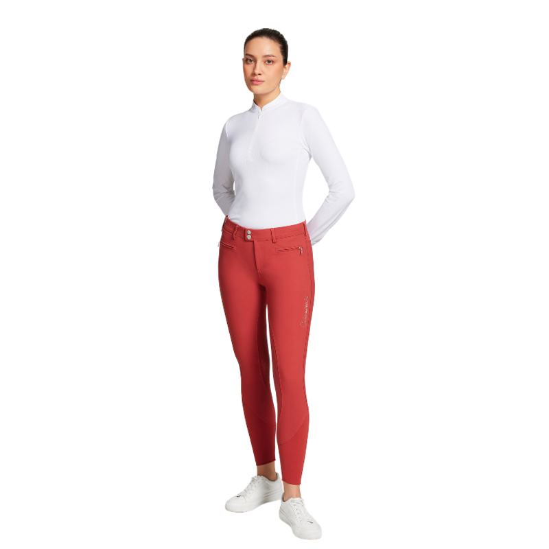 Samshield - Pantalon d'équitation femme Adèle marsala | - Ohlala