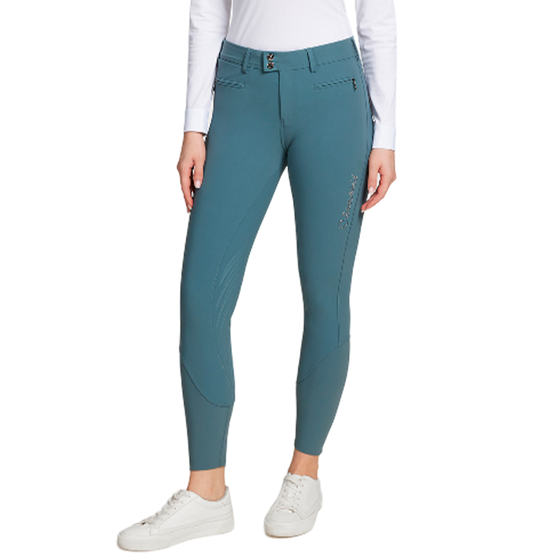 Samshield - Pantalon d'équitation femme Adèle stormy sea | - Ohlala