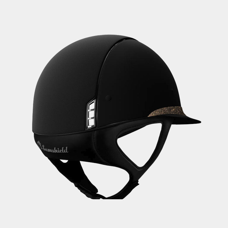 Samshield - Casque Miss Shadowmatt crystal fabric éclipse noir | - Ohlala