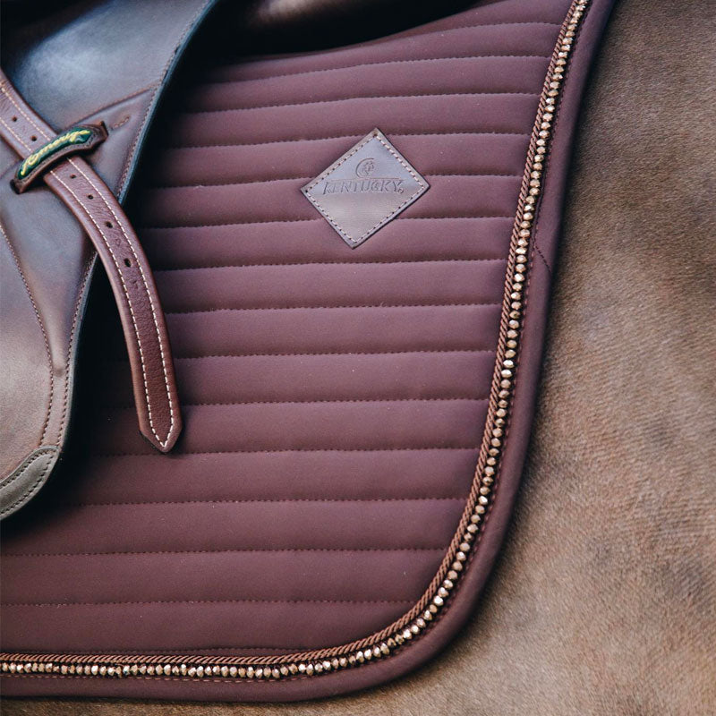 Kentucky Horsewear - Tapis de selle Pearls marron | - Ohlala