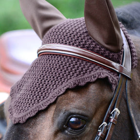 Kentucky Horsewear - Bonnet anti-bruits marron | - Ohlala