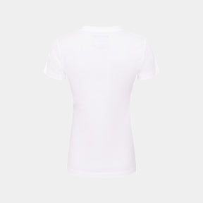 Hagg - T-shirt manches courtes femme blanc/ marine | - Ohlala