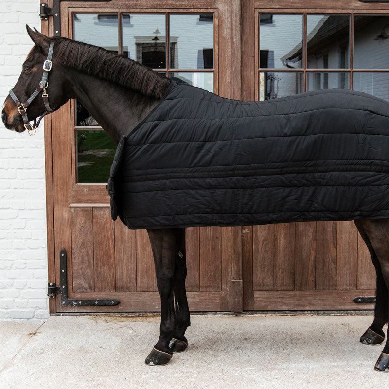 Kentucky Horsewear - Sous-couverture Skin friendly avec couvre-cou marine  150 gr