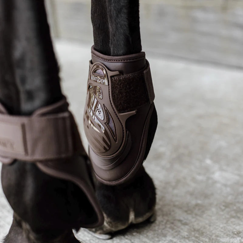 Kentucky Horsewear - Deep fetlock boots choco | - Ohlala