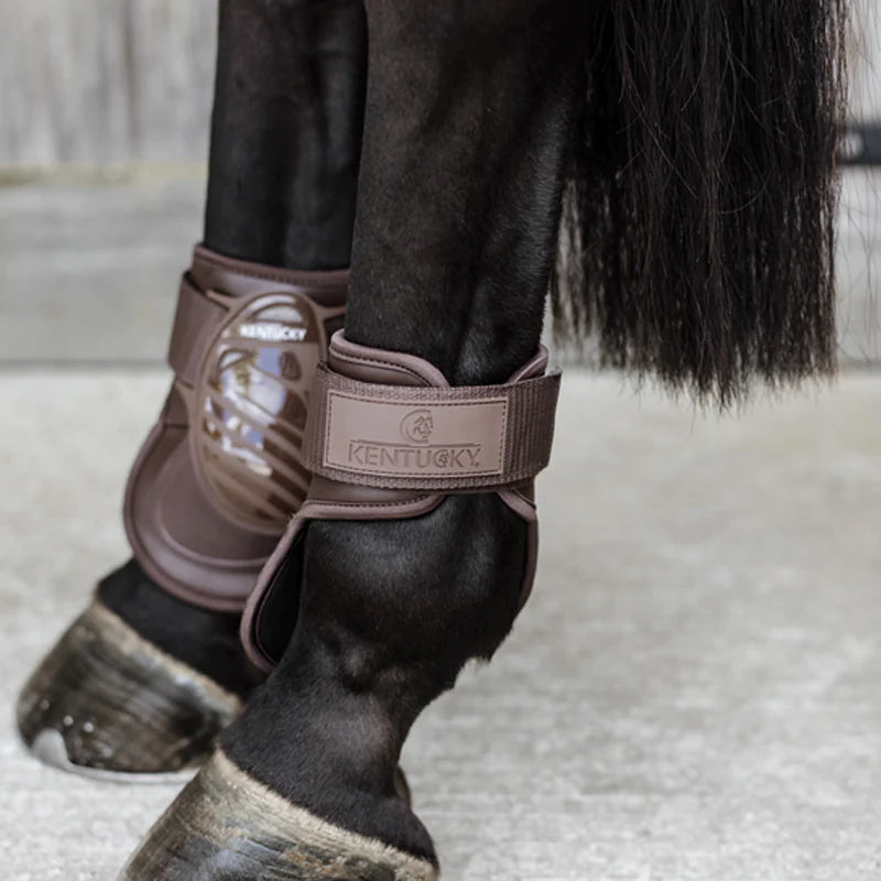 Kentucky Horsewear - Deep fetlock boots choco | - Ohlala