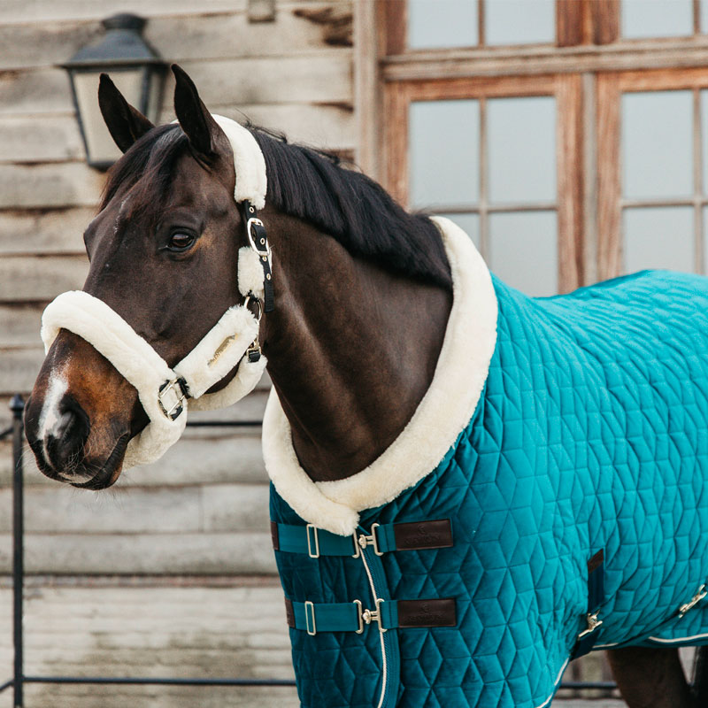Kentucky Horsewear - Couverture de présentation velvet émeraude 160g