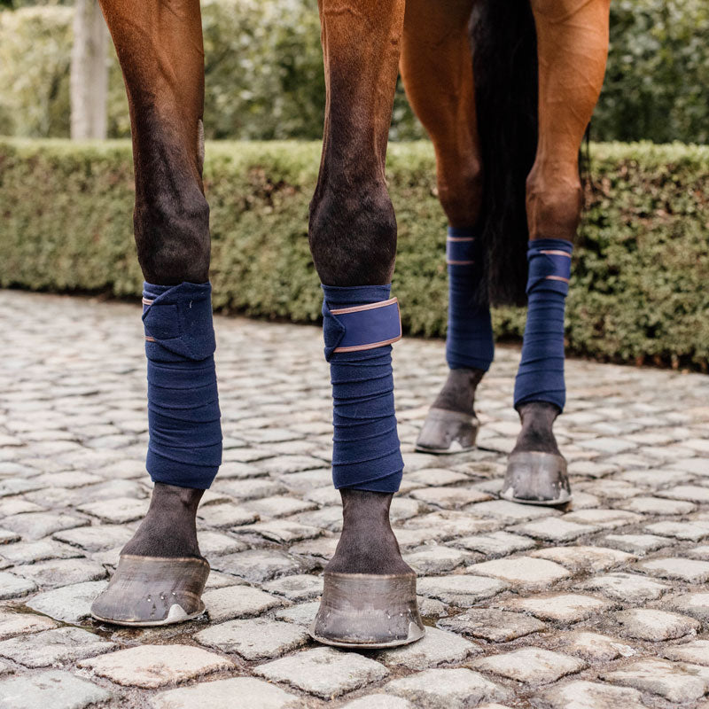 Kentucky Horsewear - Bandes de polo marine (x4) | - Ohlala