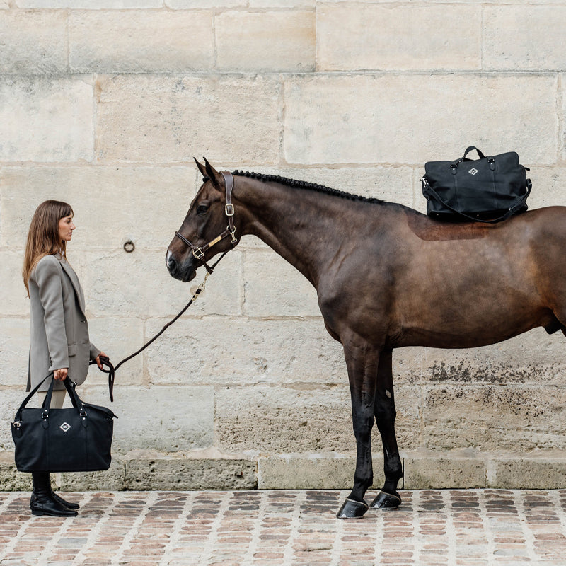 Grooming Deluxe - Sac Chestnut week-end noir | - Ohlala