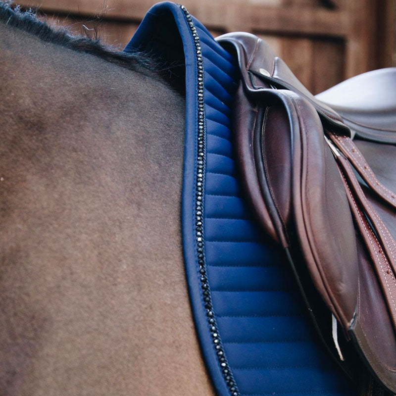 Kentucky Horsewear - Tapis de selle Pearls marine | - Ohlala