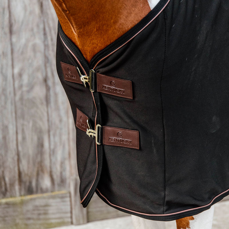 Kentucky Horsewear - Couverture polaire séchante noir | - Ohlala