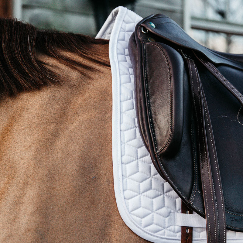 Kentucky Horsewear - Tapis de dressage Basic blanc | - Ohlala